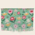 Summer Bloom - Flower e Leaves Wall Hanging Gallery Image 1
