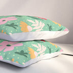 Summer Bloom - Flower e Leaves Pillow Sham Gallery Image 3
