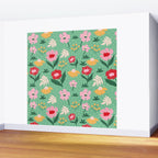 Summer Bloom - Flower e Leaves Wall Mural Gallery Image 2