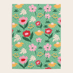Summer Bloom - Flower e Leaves Poster Gallery Image 4