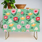 Summer Bloom - Flower e Leaves Credenza Gallery Image 1