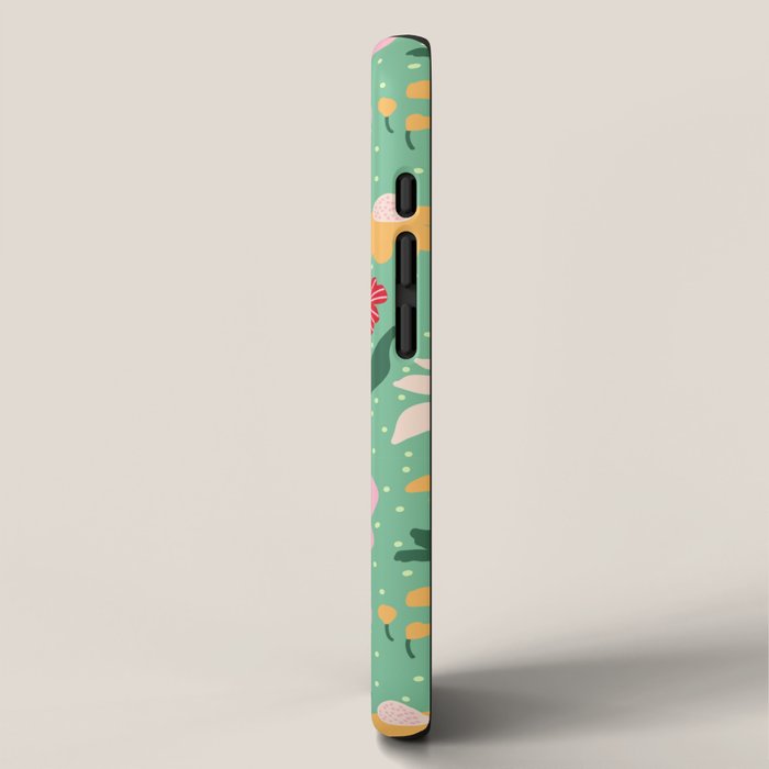 Summer Bloom - Flower e Leaves iPhone Case Gallery Image 2