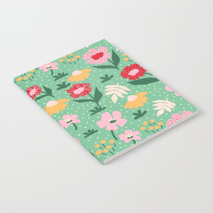 Summer Bloom - Flower e Leaves Notebook Gallery Image 2