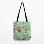 Summer Bloom - Flower e Leaves Tote Bag Gallery Image 2