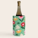 Summer Bloom - Flower e Leaves Wine Chiller Gallery Image 2