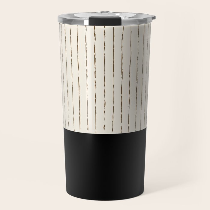 Cream Black Travel Mug Gallery Image 1
