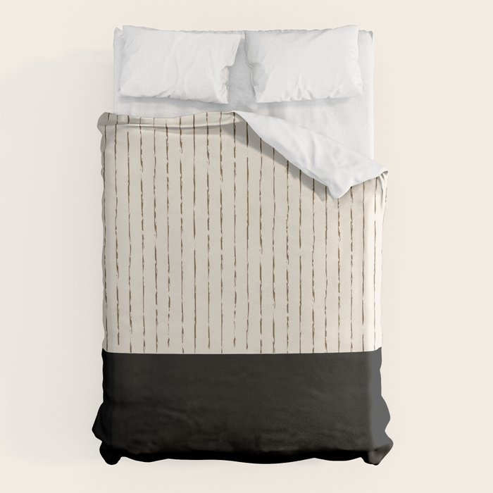 Cream Black Duvet Cover Gallery Image 6
