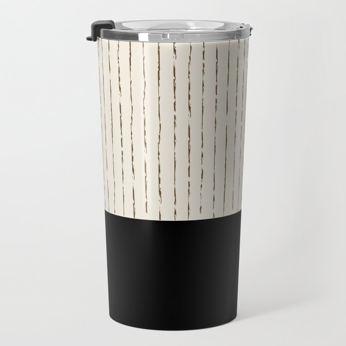 Cream Black Travel Mug Gallery Image 3