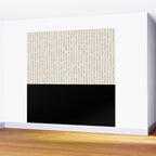 Cream Black Wall Mural Gallery Image 2
