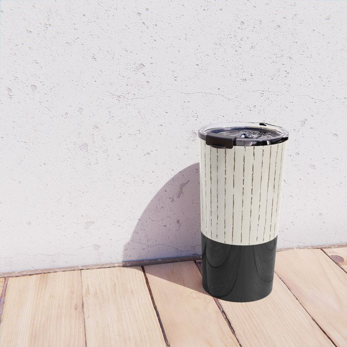 Cream Black Travel Mug Gallery Image 4