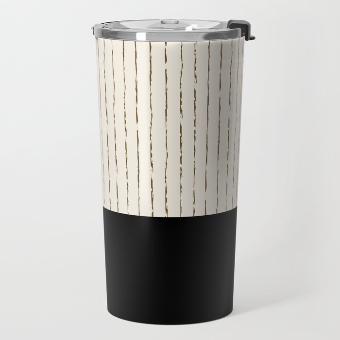 Cream Black Travel Mug Gallery Image 2