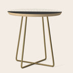 Cream Black Side Table Gallery Image 1