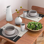 Cream Black Placemat Gallery Image 2