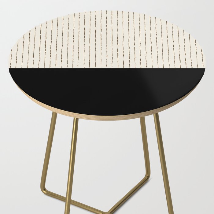 Cream Black Side Table Gallery Image 2