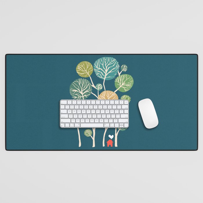 Little nest Desk Mat Gallery Image 1