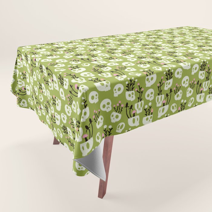 Botanical Heads Will Roll Tablecloth Gallery Image 1