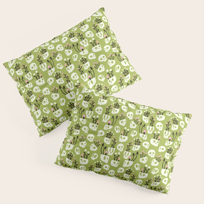 Botanical Heads Will Roll Pillow Sham Gallery Image 3