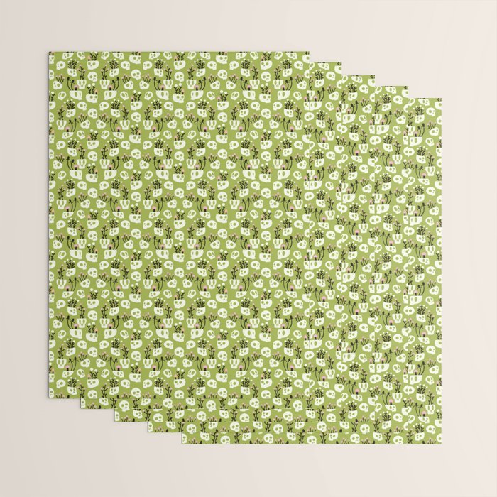 Botanical Heads Will Roll Wrapping Paper Gallery Image 3