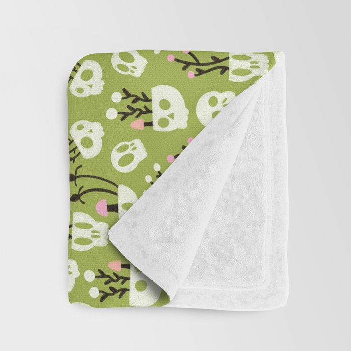 Botanical Heads Will Roll Throw Blanket Gallery Image 3