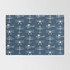 Biplanes // Navy Rug Gallery Image 2