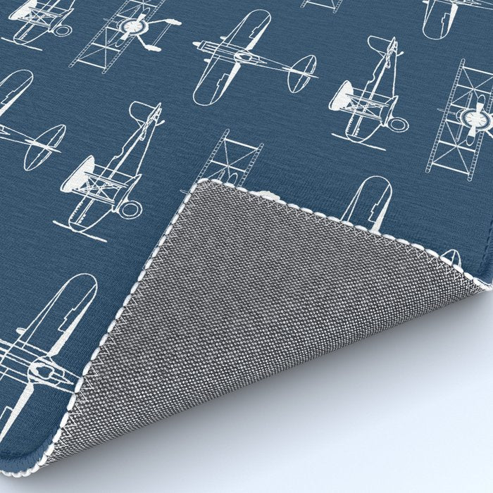 Biplanes // Navy Rug Gallery Image 4