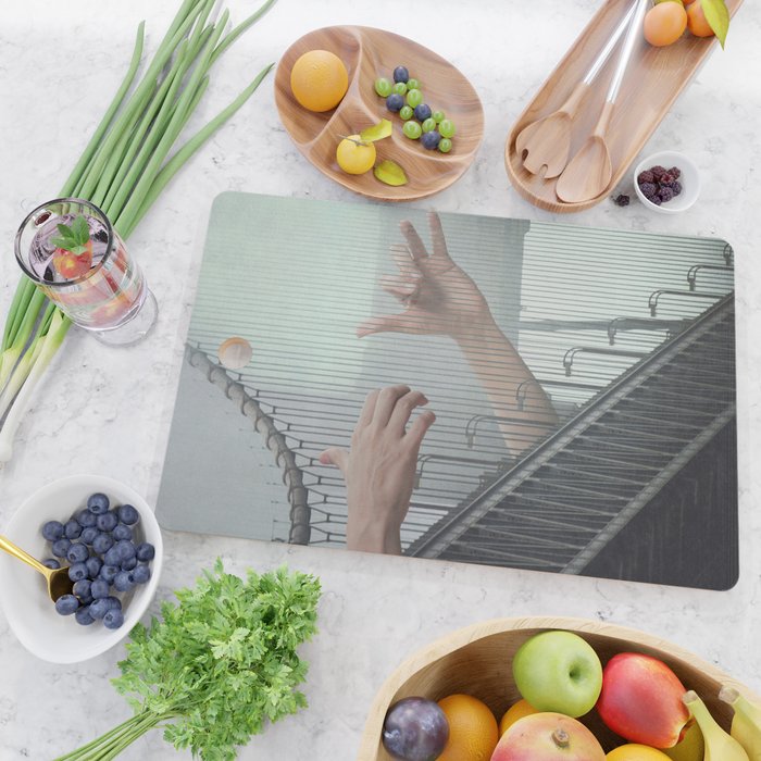 Melodic Bridge - Harp Cutting Board Gallery Image 2