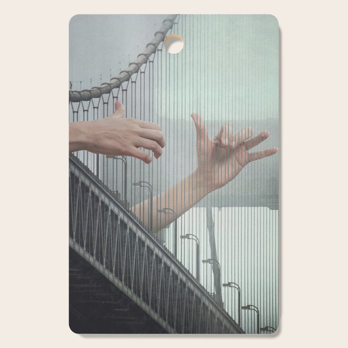 Melodic Bridge - Harp Cutting Board Gallery Image 1