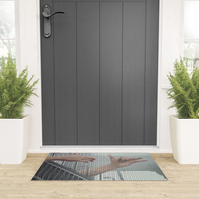 Melodic Bridge - Harp Welcome Mat Gallery Image 3