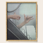 Melodic Bridge - Harp Serving Tray Gallery Image 1