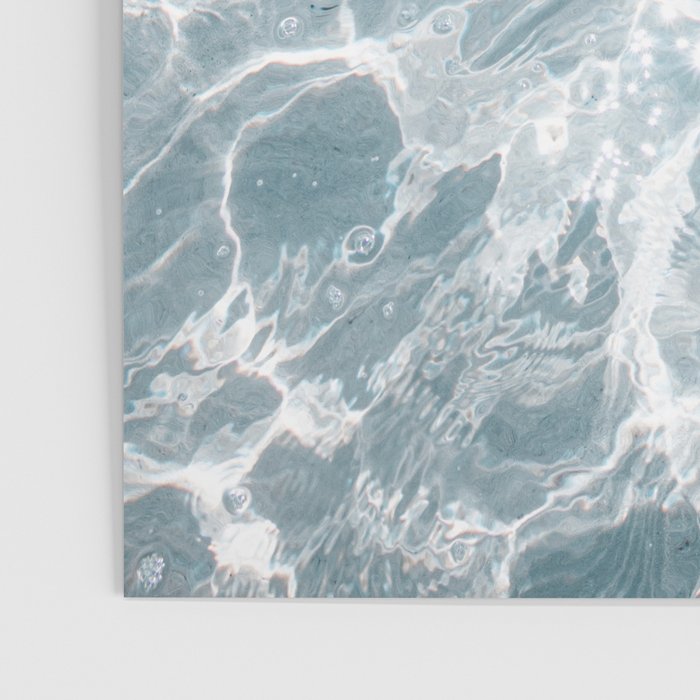 Crystal Clear Blue Water Photo Art Print | Crete Island Summer Holiday | Greece Travel Photography Poster Gallery Image 3