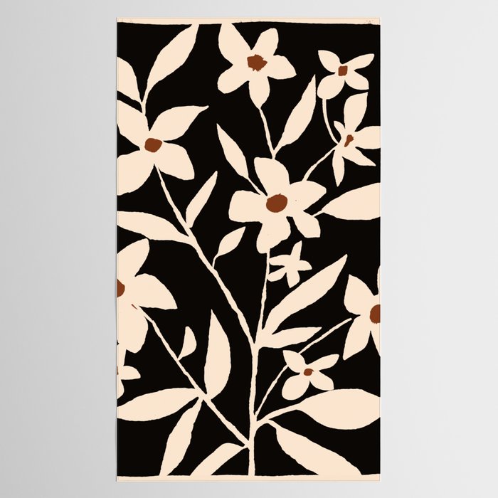 Abstract Minimal Flowers 29 Tablecloth Gallery Image 2