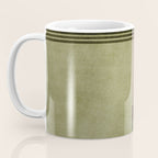 Olive Green Brown Gray Black Bold Lines Artwork Coffee Mug Gallery Image 3