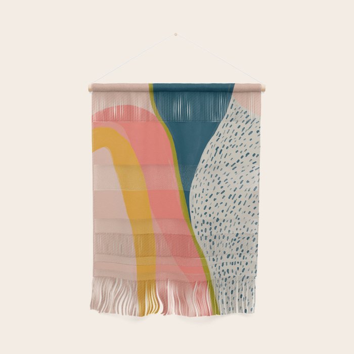 Colorful Abstract Textures Wall Hanging Gallery Image 1