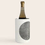 Circle Abstract - Grey Navy Texture Wine Chiller Gallery Image 2