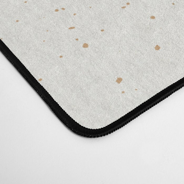 Circle Abstract - Grey Navy Texture Desk Mat Gallery Image 4