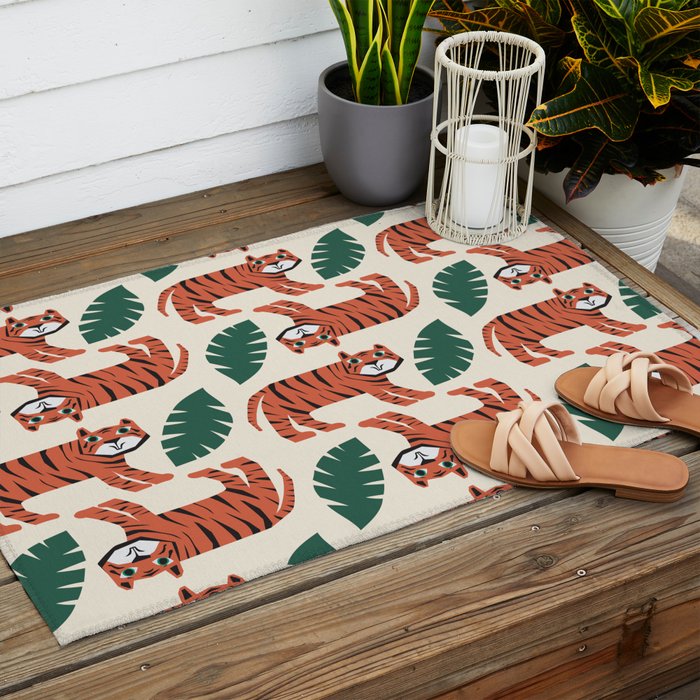 Jungle Ferocity  Outdoor Rug Gallery Image 2