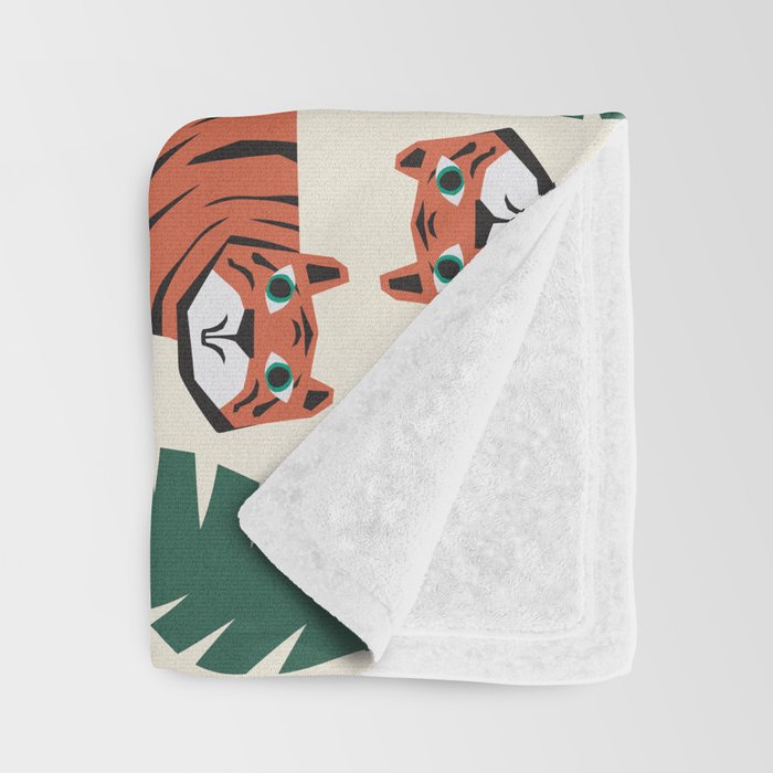 Jungle Ferocity  Throw Blanket Gallery Image 3