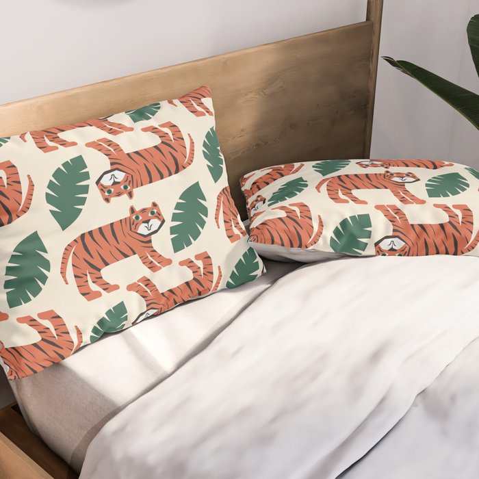 Jungle Ferocity  Pillow Sham Gallery Image 2