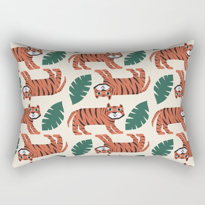 Jungle Ferocity  Rectangular Pillow Gallery Image 1