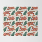 Jungle Ferocity  Throw Blanket Gallery Image 2