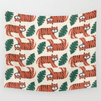 Jungle Ferocity  Wall Tapestry Gallery Image 4