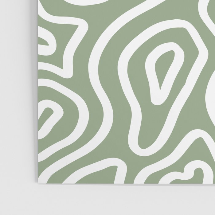 Topographic Abstract | Sage Poster Gallery Image 3