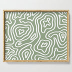 Topographic Abstract | Sage Serving Tray Gallery Image 1