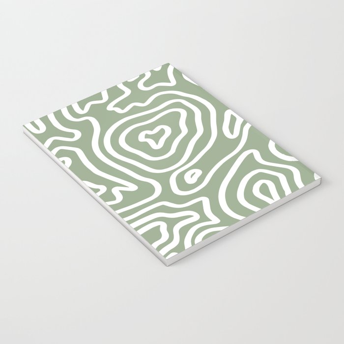 Topographic Abstract | Sage Notebook Gallery Image 3