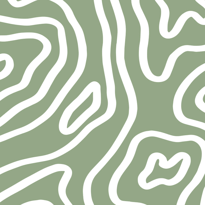 Topographic Abstract | Sage Coffee Mug Gallery Image 2