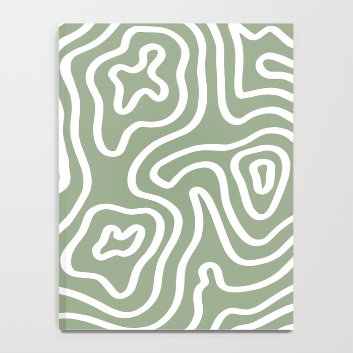 Topographic Abstract | Sage Notebook Gallery Image 4