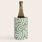 Topographic Abstract | Sage Wine Chiller Gallery Image 3