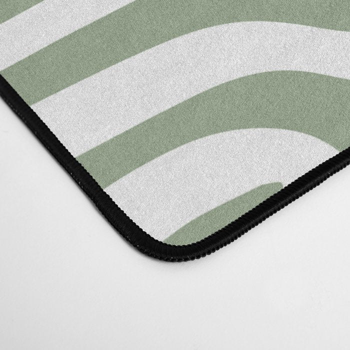 Topographic Abstract | Sage Desk Mat Gallery Image 4