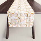 Rose Gold Watercolor Tile Table Runner Gallery Image 1