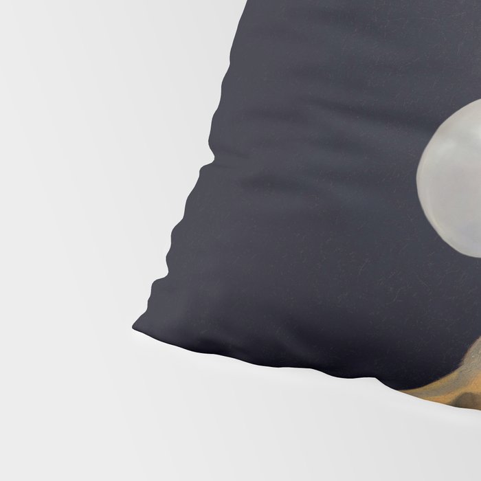 Girl with pearl earring blowing bubble gum Pillow Sham Gallery Image 4